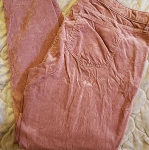 Crushed Velvet Rockstar Super Skinny Pants